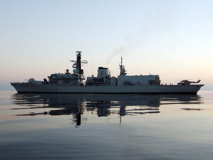 HMS Marlborough F233 Type 23 Frigate November 2004 Port Beam View Photo Print - Posters, Prints, & Visual Artwork - by Hampshire Prints (image 1 of 9)