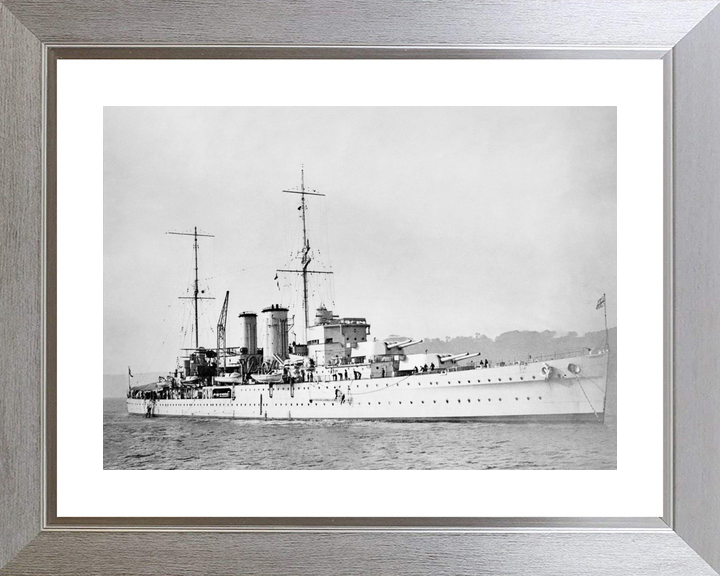 HMS Exeter (68) Royal Navy York Class Heavy Cruiser At Anchor Photo Print Wall Art Decor - Posters, Prints, & Visual Artwork - by Hampshire Prints (image 6 of 9)