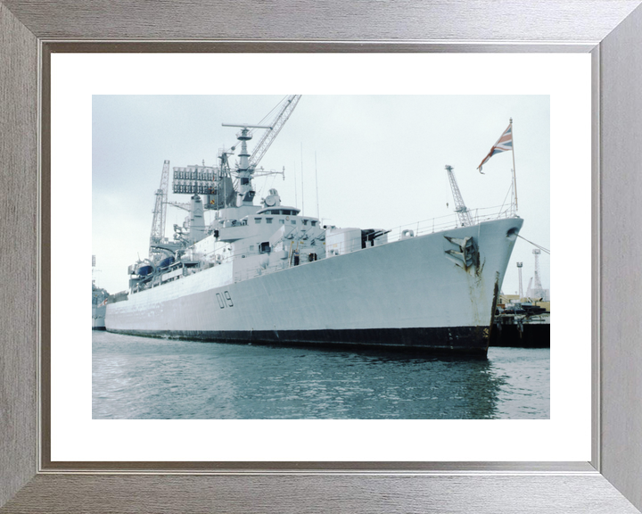 HMS Glamorgan (D19) Royal Navy County Class Destroyer Alongside Photo Print Wall Art Decor - Posters, Prints, & Visual Artwork - by Hampshire Prints (image 6 of 9)