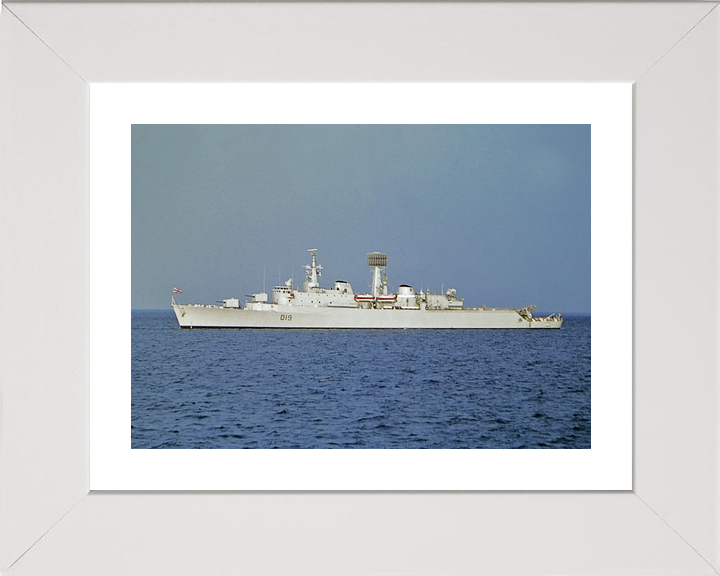 HMS Glamorgan (D19) Royal Navy County Class Destroyer Port Beam View Photo Print Wall Art Decor - Posters, Prints, & Visual Artwork - by Hampshire Prints (image 4 of 9)