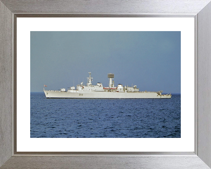 HMS Glamorgan (D19) Royal Navy County Class Destroyer Port Beam View Photo Print Wall Art Decor - Posters, Prints, & Visual Artwork - by Hampshire Prints (image 6 of 9)