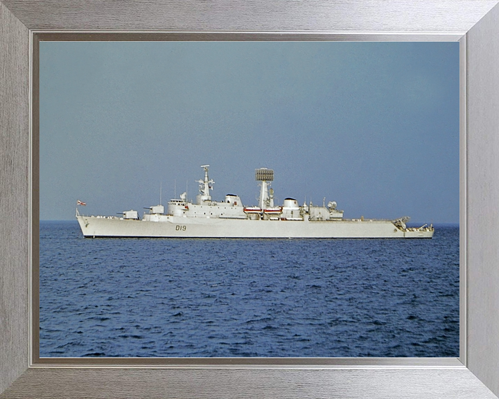 HMS Glamorgan (D19) Royal Navy County Class Destroyer Port Beam View Photo Print Wall Art Decor - Posters, Prints, & Visual Artwork - by Hampshire Prints (image 7 of 9)