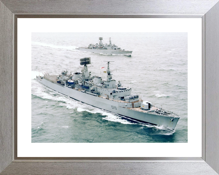HMS Glamorgan (D19) Royal Navy County Class Destroyers with HMS Fife (D20) Photo Print Wall Art Decor - Posters, Prints, & Visual Artwork - by Hampshire Prints (image 6 of 9)