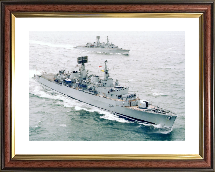 HMS Glamorgan (D19) Royal Navy County Class Destroyers with HMS Fife (D20) Photo Print Wall Art Decor - Posters, Prints, & Visual Artwork - by Hampshire Prints (image 8 of 9)
