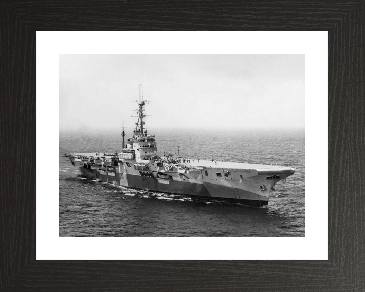 HMS Glory (R62) Royal Navy Colossus Class Aircraft Carrier Starboard View Photo Print Wall Art Decor - Posters, Prints, & Visual Artwork - by Hampshire Prints (image 2 of 9)