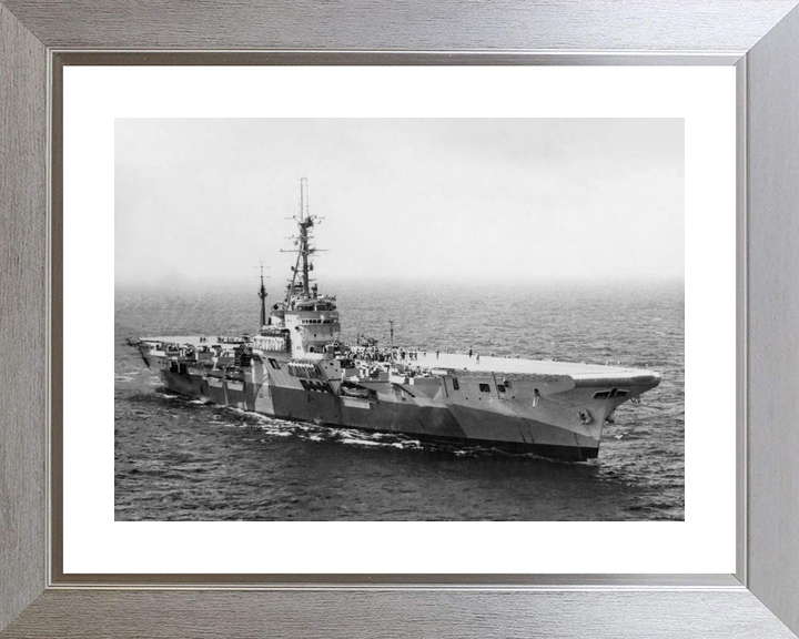 HMS Glory (R62) Royal Navy Colossus Class Aircraft Carrier Starboard View Photo Print Wall Art Decor - Posters, Prints, & Visual Artwork - by Hampshire Prints (image 6 of 9)