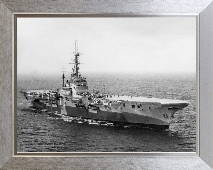 HMS Glory (R62) Royal Navy Colossus Class Aircraft Carrier Starboard View Photo Print Wall Art Decor - Posters, Prints, & Visual Artwork - by Hampshire Prints (image 7 of 9)