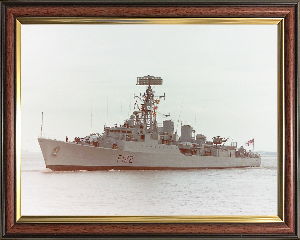 HMS Gurkha (F122) Royal Navy Tribal Class Frigate Leaving Port Photo Print Wall Art Decor - Posters, Prints, & Visual Artwork - by Hampshire Prints (image 9 of 9)
