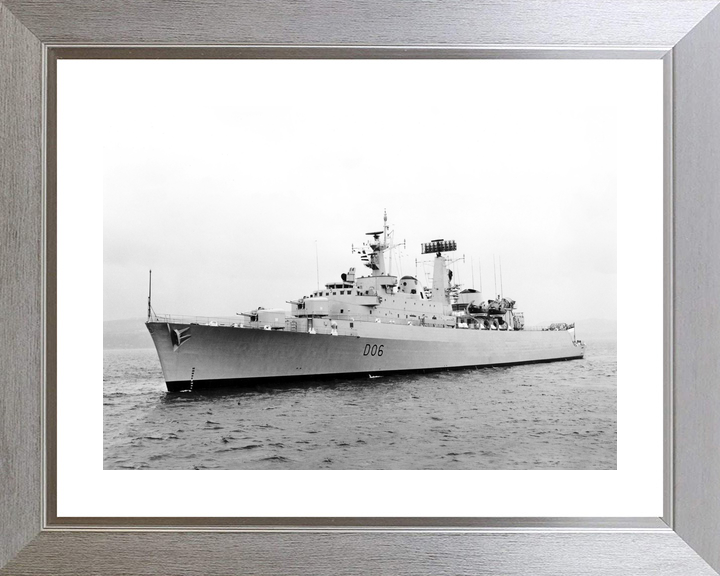 HMS Hampshire (D06) Royal Navy County Class Destroyer Underway Port Side View Photo Print Wall Art Decor - Posters, Prints, & Visual Artwork - by Hampshire Prints (image 6 of 9)