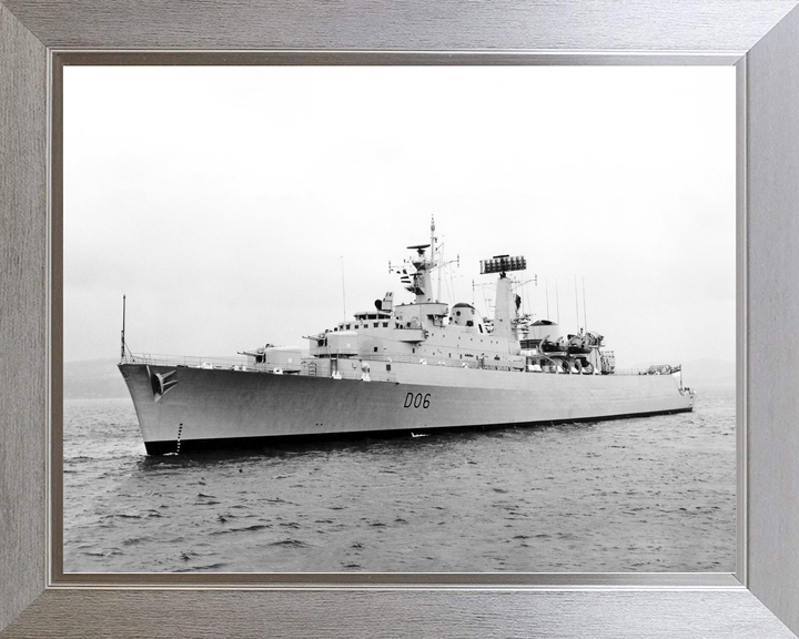 HMS Hampshire (D06) Royal Navy County Class Destroyer Underway Port Side View Photo Print Wall Art Decor - Posters, Prints, & Visual Artwork - by Hampshire Prints (image 7 of 9)