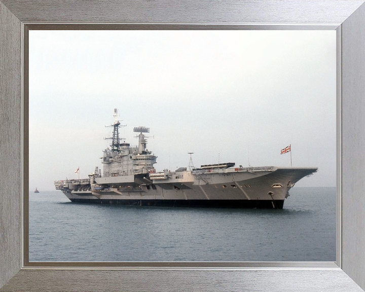 HMS Hermes (R12) Royal Navy Centaur Class Aircraft Carrier At Anchor Photo Print Wall Art Decor - Posters, Prints, & Visual Artwork - by Hampshire Prints (image 7 of 9)