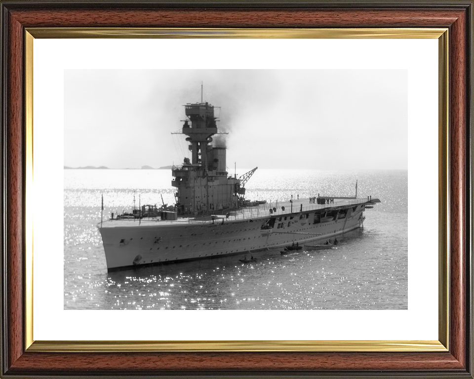 HMS Hermes (95) Royal Navy Aircraft Carrier Port Side View Photo Print Wall Art Decor - Posters, Prints, & Visual Artwork - by Hampshire Prints (image 8 of 9)