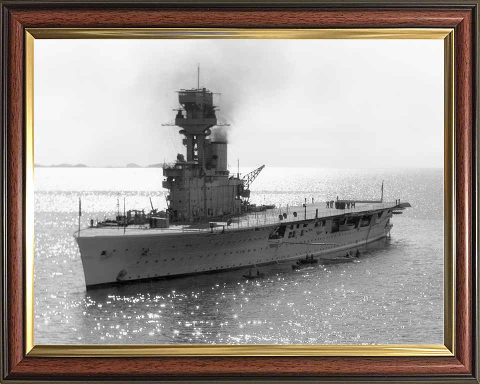 HMS Hermes (95) Royal Navy Aircraft Carrier Port Side View Photo Print Wall Art Decor - Posters, Prints, & Visual Artwork - by Hampshire Prints (image 9 of 9)