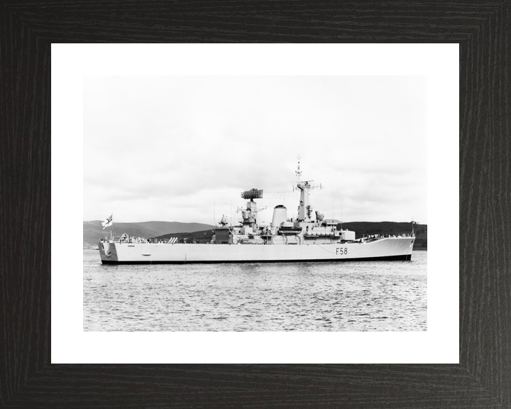 HMS Hermione (F58) Royal Navy Leander Class Frigate Low Starboard Beam View Photo Print Wall Art Decor - Posters, Prints, & Visual Artwork - by Hampshire Prints (image 2 of 9)
