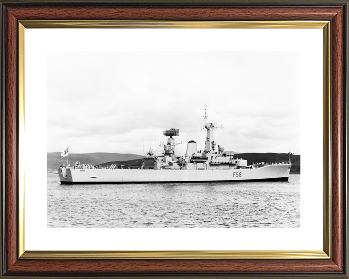 HMS Hermione (F58) Royal Navy Leander Class Frigate Low Starboard Beam View Photo Print Wall Art Decor - Posters, Prints, & Visual Artwork - by Hampshire Prints (image 8 of 9)