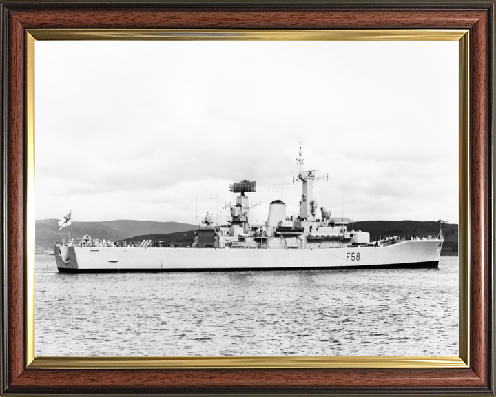 HMS Hermione (F58) Royal Navy Leander Class Frigate Low Starboard Beam View Photo Print Wall Art Decor - Posters, Prints, & Visual Artwork - by Hampshire Prints (image 9 of 9)