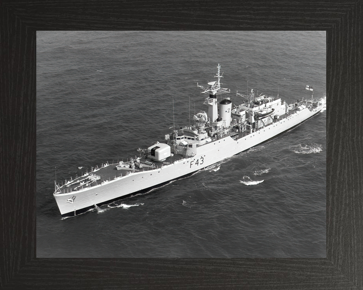 HMS Torquay F43 Whitby Class Frigate From the Air Photo Print - Posters, Prints, & Visual Artwork - by Hampshire Prints (image 3 of 9)