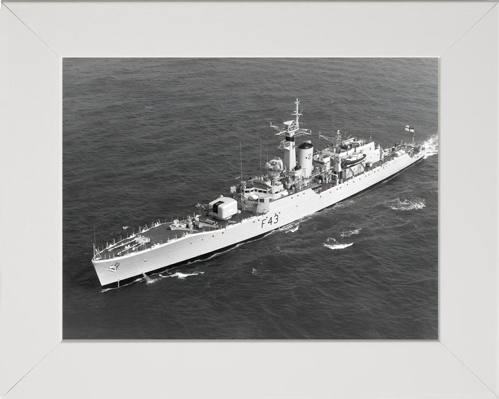 HMS Torquay F43 Whitby Class Frigate From the Air Photo Print - Posters, Prints, & Visual Artwork - by Hampshire Prints (image 5 of 9)