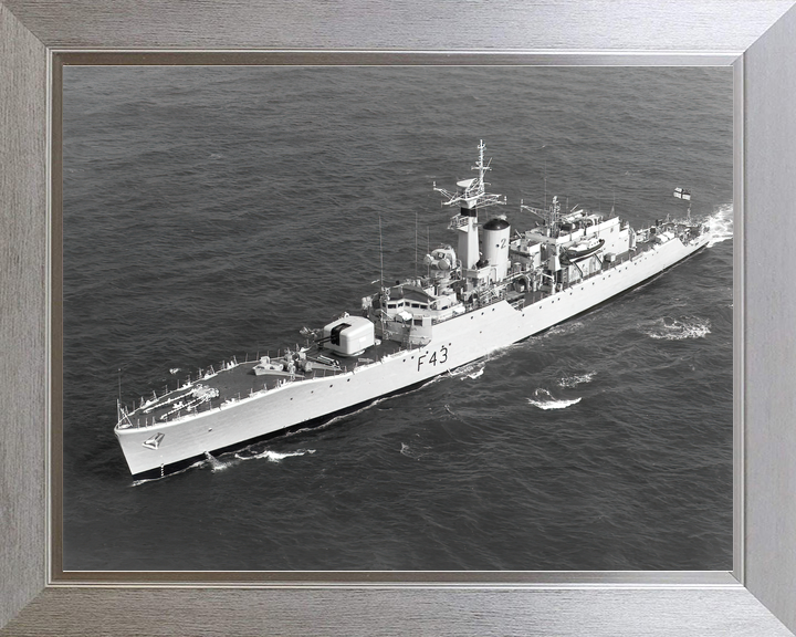 HMS Torquay F43 Whitby Class Frigate From the Air Photo Print - Posters, Prints, & Visual Artwork - by Hampshire Prints (image 7 of 9)