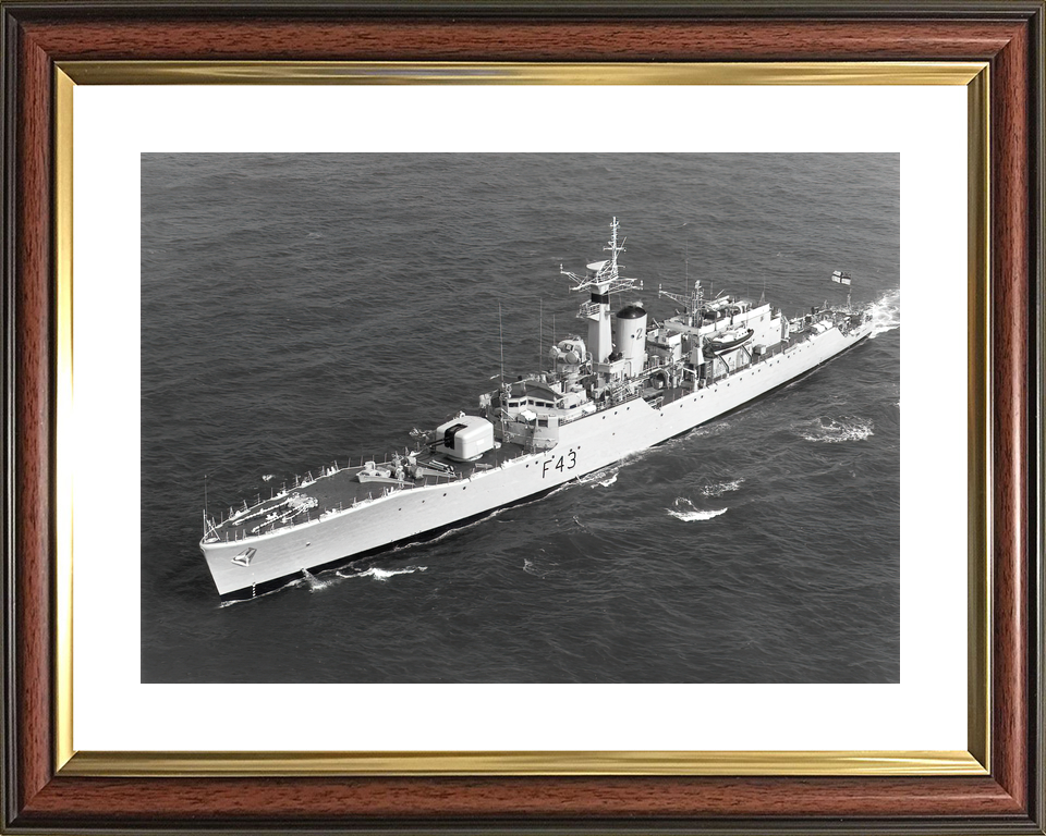 HMS Torquay F43 Whitby Class Frigate From the Air Photo Print - Posters, Prints, & Visual Artwork - by Hampshire Prints (image 8 of 9)