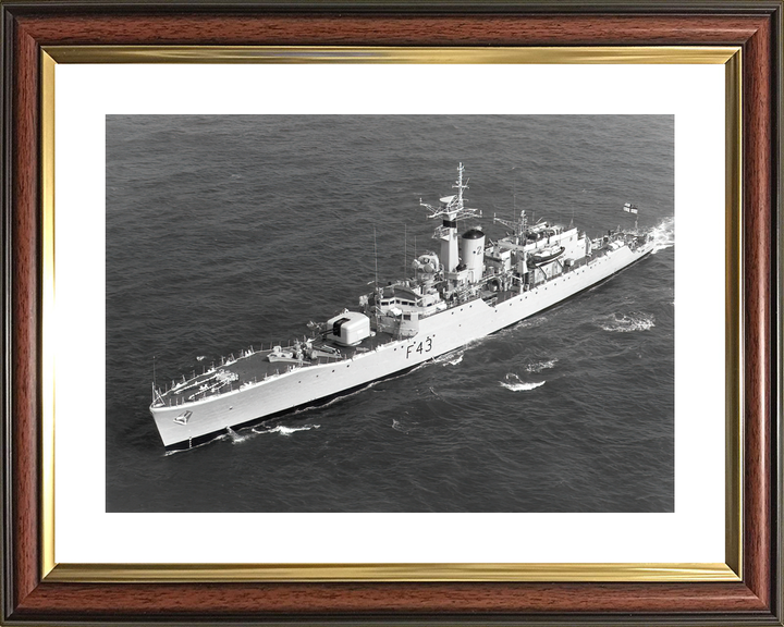 HMS Torquay F43 Whitby Class Frigate From the Air Photo Print - Posters, Prints, & Visual Artwork - by Hampshire Prints (image 8 of 9)
