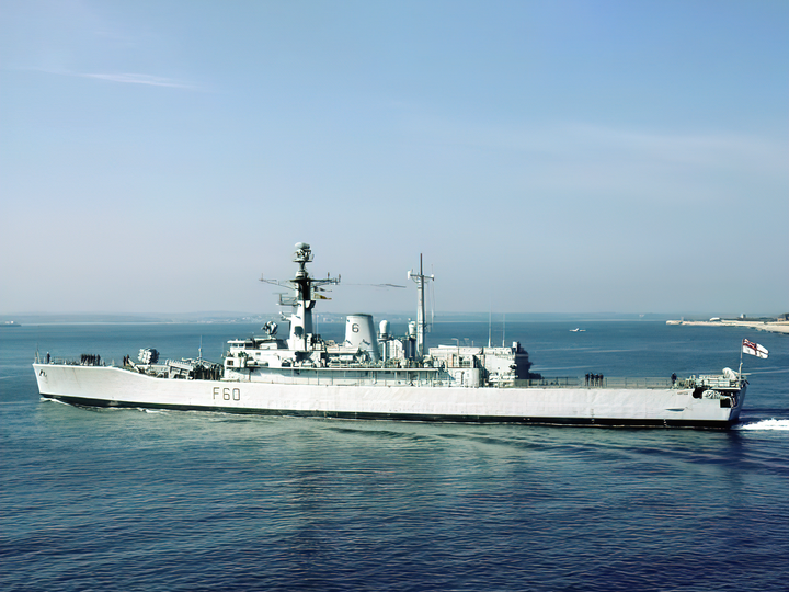 HMS Jupiter F60 Leander Class Frigate May 1988 Photo Print - Posters, Prints, & Visual Artwork - by Hampshire Prints (image 1 of 9)