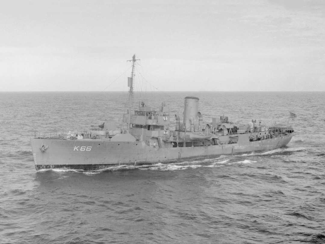 HMS Begonia (K66) Royal Navy Flower Class Corvette Port Side View Photo Print Wall Art Decor Posters, Prints, & Visual Artwork Hampshire Prints 6 x 4 No Frame No