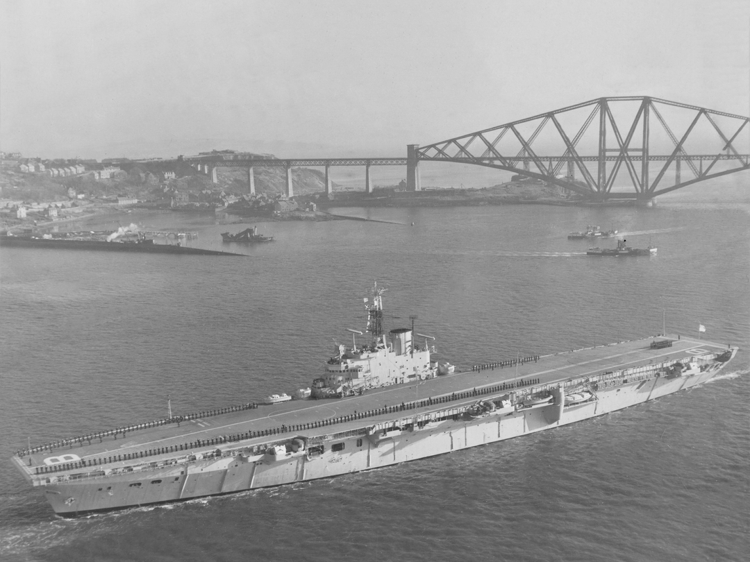 HMS Bulwark (R08) Royal Navy Centaur Class Fleet Carrier Firth Of Forth Photo Print Wall Art Decor Posters, Prints, & Visual Artwork Hampshire Prints 6 x 4 No Frame No