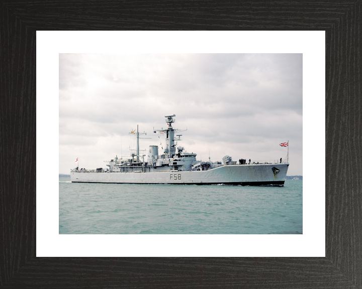 HMS Hermione (F58) Royal Navy Leander Class Frigate Low Starboard View Photo Print Wall Art Decor - Posters, Prints, & Visual Artwork - by Hampshire Prints (image 2 of 9)