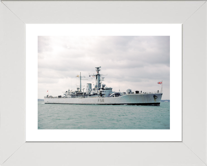 HMS Hermione (F58) Royal Navy Leander Class Frigate Low Starboard View Photo Print Wall Art Decor - Posters, Prints, & Visual Artwork - by Hampshire Prints (image 4 of 9)