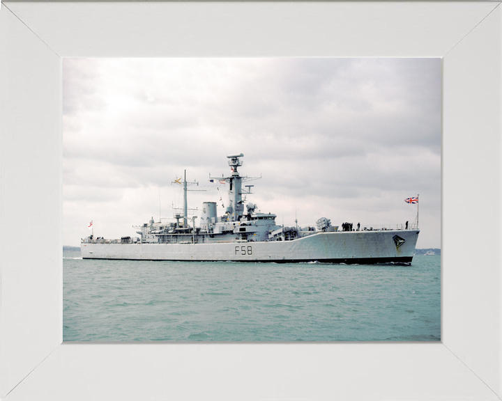 HMS Hermione (F58) Royal Navy Leander Class Frigate Low Starboard View Photo Print Wall Art Decor - Posters, Prints, & Visual Artwork - by Hampshire Prints (image 5 of 9)