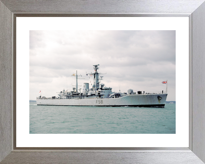 HMS Hermione (F58) Royal Navy Leander Class Frigate Low Starboard View Photo Print Wall Art Decor - Posters, Prints, & Visual Artwork - by Hampshire Prints (image 6 of 9)