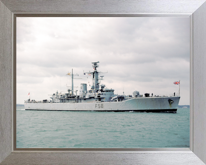 HMS Hermione (F58) Royal Navy Leander Class Frigate Low Starboard View Photo Print Wall Art Decor - Posters, Prints, & Visual Artwork - by Hampshire Prints (image 7 of 9)