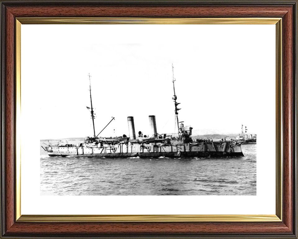 HMS Endymion (1891) Royal Navy Edgar Class Cruiser Starboard View Photo Print Wall Art Decor - Posters, Prints, & Visual Artwork - by Hampshire Prints (image 8 of 9)