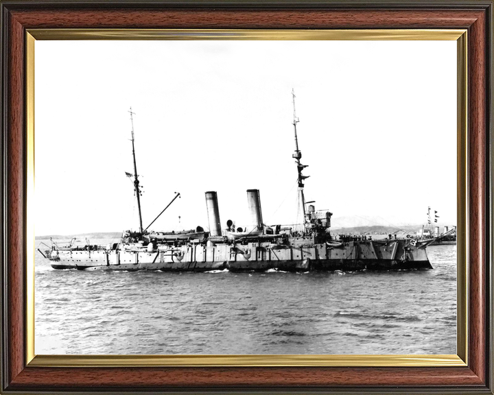 HMS Endymion (1891) Royal Navy Edgar Class Cruiser Starboard View Photo Print Wall Art Decor - Posters, Prints, & Visual Artwork - by Hampshire Prints (image 9 of 9)