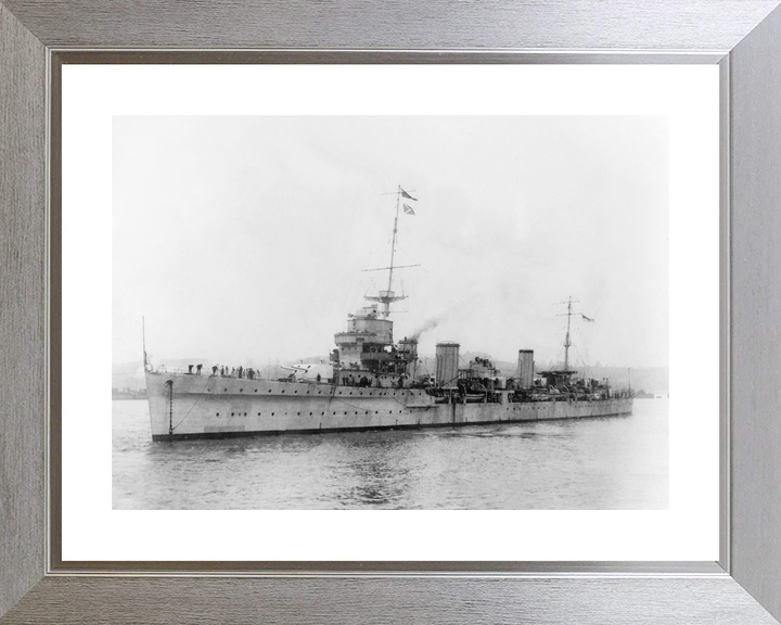 HMS Enterprise (D52) Royal Navy Emerald Class Light Cruiser Port Side View Photo Print Wall Art Decor - Posters, Prints, & Visual Artwork - by Hampshire Prints (image 6 of 9)