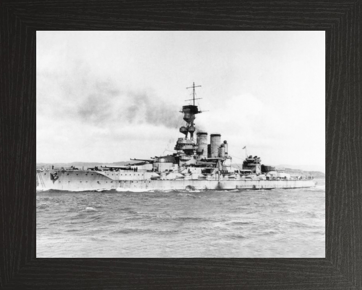 HMS Erin (1911) Royal Navy Dreadnought Battleship Port Side View Photo Print Wall Art Decor - Posters, Prints, & Visual Artwork - by Hampshire Prints (image 3 of 9)