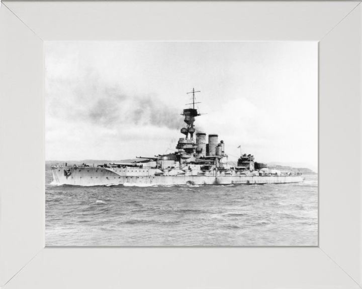 HMS Erin (1911) Royal Navy Dreadnought Battleship Port Side View Photo Print Wall Art Decor - Posters, Prints, & Visual Artwork - by Hampshire Prints (image 5 of 9)