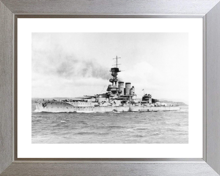 HMS Erin (1911) Royal Navy Dreadnought Battleship Port Side View Photo Print Wall Art Decor - Posters, Prints, & Visual Artwork - by Hampshire Prints (image 6 of 9)