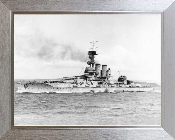 HMS Erin (1911) Royal Navy Dreadnought Battleship Port Side View Photo Print Wall Art Decor - Posters, Prints, & Visual Artwork - by Hampshire Prints (image 7 of 9)