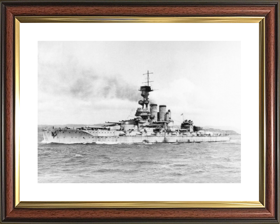 HMS Erin (1911) Royal Navy Dreadnought Battleship Port Side View Photo Print Wall Art Decor - Posters, Prints, & Visual Artwork - by Hampshire Prints (image 8 of 9)