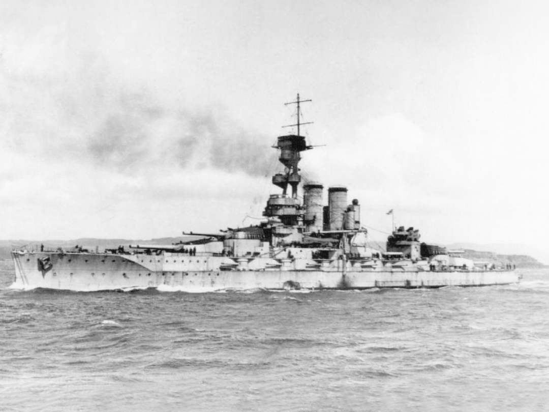 HMS Erin (1911) Royal Navy Dreadnought Battleship Port Side View Photo Print Wall Art Decor - Posters, Prints, & Visual Artwork - by Hampshire Prints (image 1 of 9)