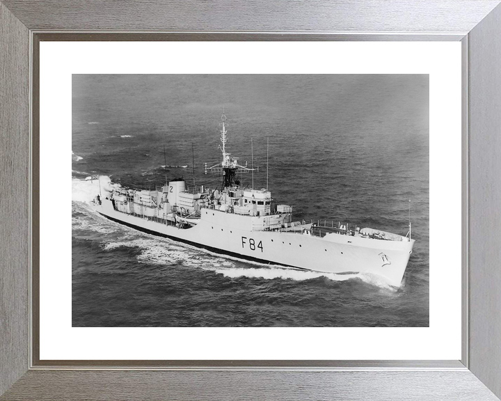 HMS Exmouth (F84) Royal Navy Blackwood Class Frigate High Starboard View Photo Print Wall Art Decor - Posters, Prints, & Visual Artwork - by Hampshire Prints (image 6 of 9)