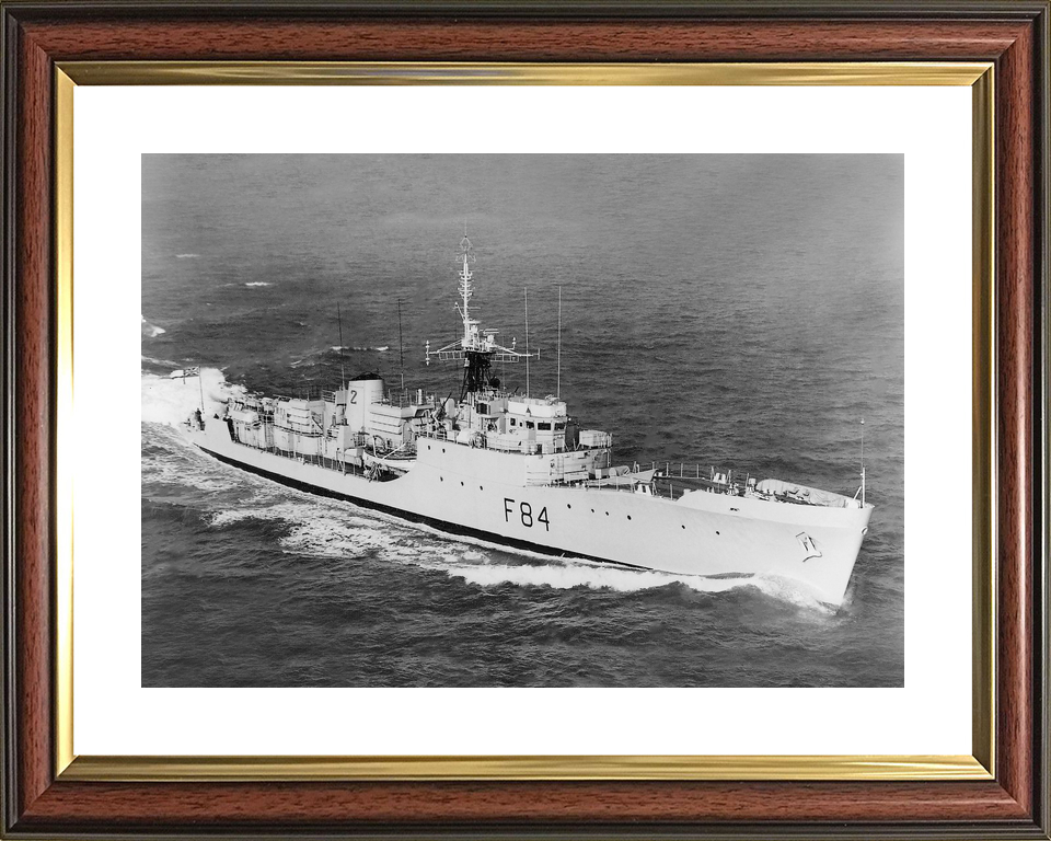 HMS Exmouth (F84) Royal Navy Blackwood Class Frigate High Starboard View Photo Print Wall Art Decor - Posters, Prints, & Visual Artwork - by Hampshire Prints (image 8 of 9)