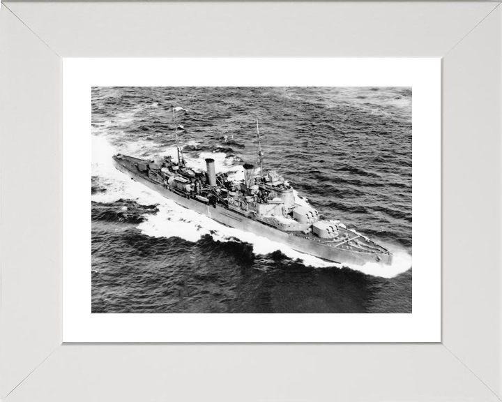 HMS Fiji (58) Royal Navy Fiji Class Light Cruiser Starboard View Photo Print Wall Art Decor - Posters, Prints, & Visual Artwork - by Hampshire Prints (image 4 of 9)