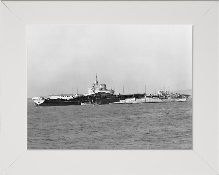 HMS Formidable (67) Royal Navy Illustrious Class Aircraft Carrier Port Side View Photo Print Wall Art Decor - Posters, Prints, & Visual Artwork - by Hampshire Prints (image 5 of 9)