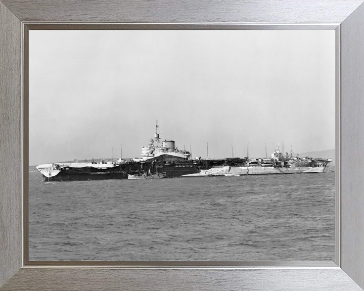 HMS Formidable (67) Royal Navy Illustrious Class Aircraft Carrier Port Side View Photo Print Wall Art Decor - Posters, Prints, & Visual Artwork - by Hampshire Prints (image 7 of 9)
