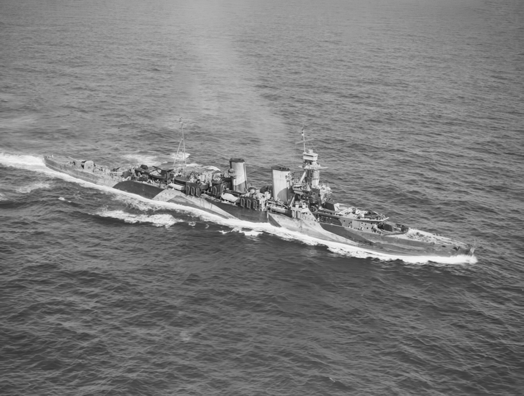 HMS Frobisher (D81) Royal Navy Hawkins Class Cruiser Starboard View Photo Print Wall Art Decor - Posters, Prints, & Visual Artwork - by Hampshire Prints (image 1 of 9)