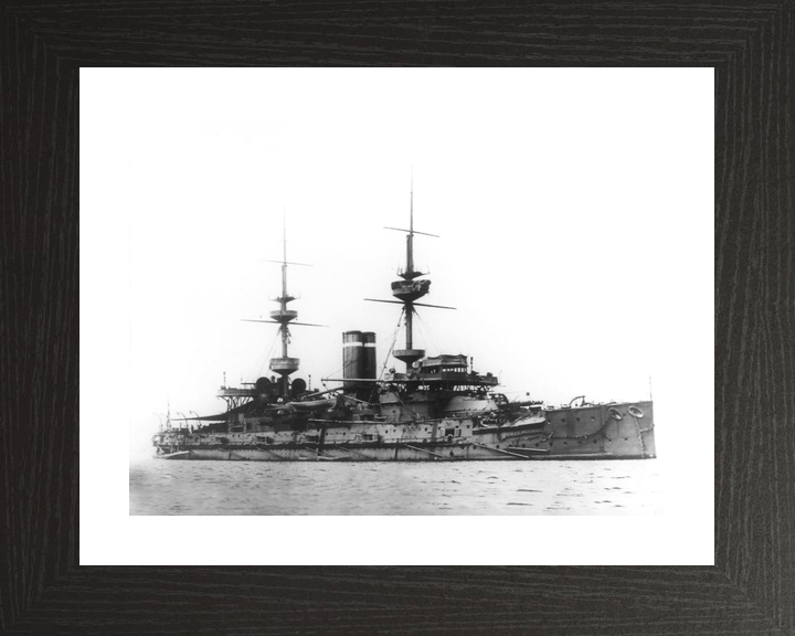 HMS Hannibal (1896) Royal Navy Majestic Class Pre Dreadnought Starboard View Photo Print Wall Ar Decor - Posters, Prints, & Visual Artwork - by Hampshire Prints (image 2 of 9)