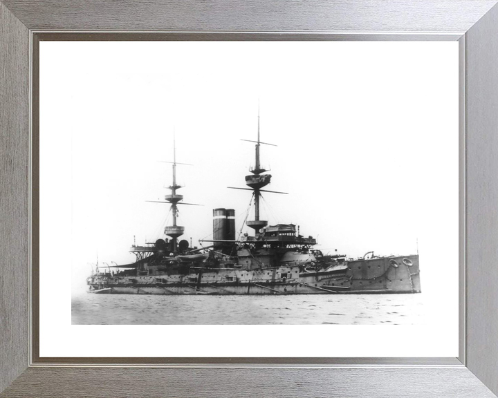 HMS Hannibal (1896) Royal Navy Majestic Class Pre Dreadnought Starboard View Photo Print Wall Ar Decor - Posters, Prints, & Visual Artwork - by Hampshire Prints (image 6 of 9)